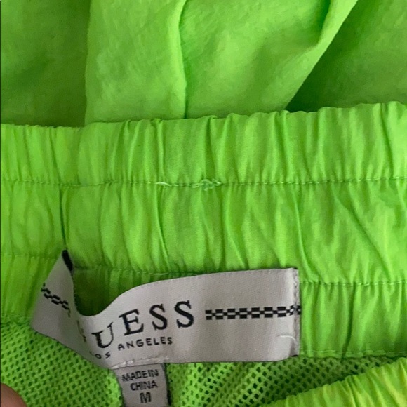 Guess- Neon Green Swim/Board Shorts - Picture 4 of 4